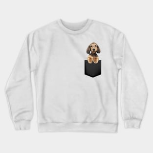 Cocker Spaniel in Pocket Crewneck Sweatshirt